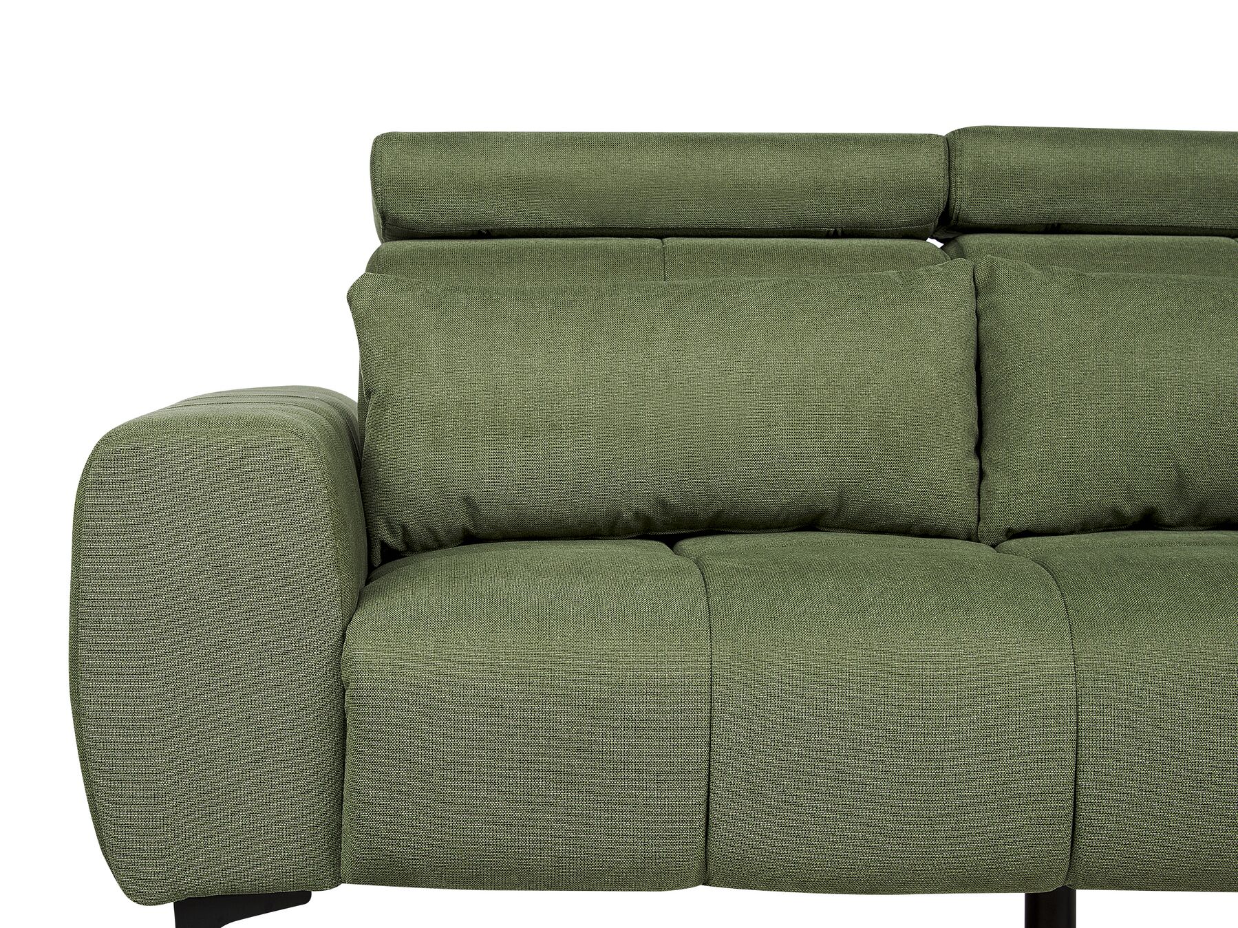 2 Seater Fabric Sofa Green VEGAMO