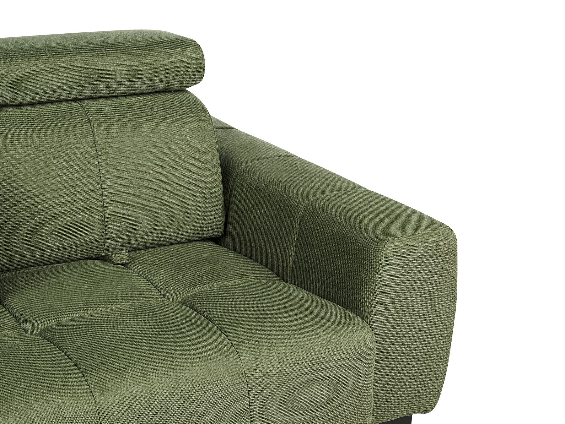 2 Seater Fabric Sofa Green VEGAMO