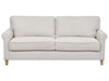 3 Seater Fabric Sofa Light Beige