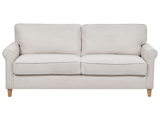 3 Seater Fabric Sofa Light Beige RONNEBY