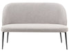 2 Seater Kitchen Sofa Light Grey