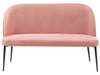 2 Seater Kitchen Sofa Pink