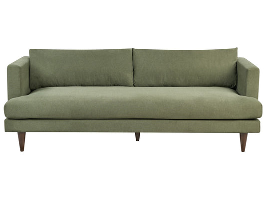 3 Seater Fabric Sofa Green JARPEN