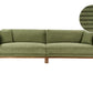 4 Seater Cord Sofa Green VENG