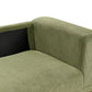 4 Seater Cord Sofa Green VENG