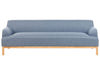 3 Seater Fabric Sofa Blue