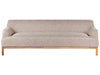 3 Seater Fabric Sofa Light Brown
