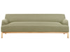 3 Seater Fabric Sofa Green