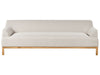 3 Seater Fabric Sofa Light Beige