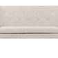 2 Seater Fabric Sofa Light Beige SKIBBY