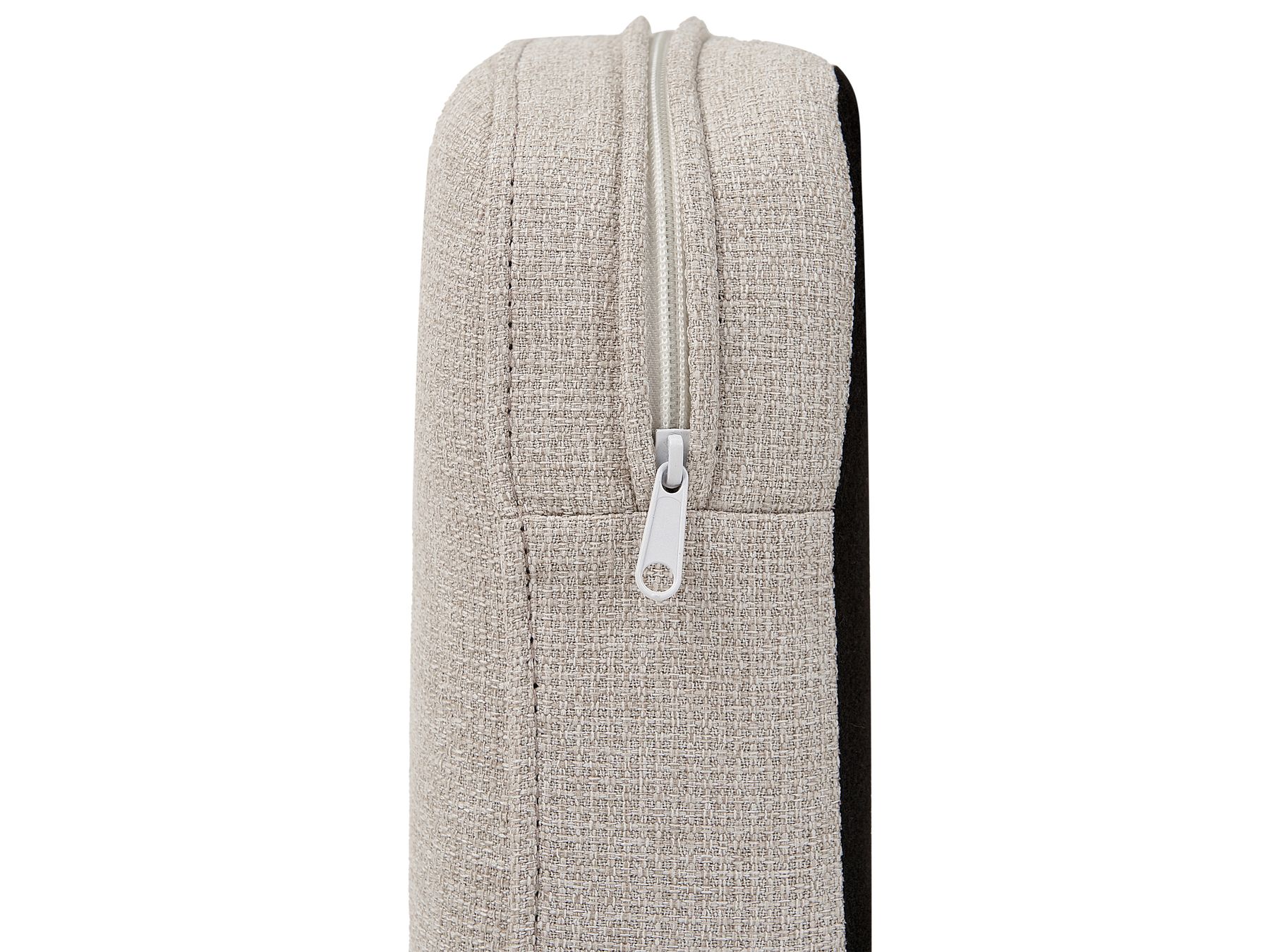 2 Seater Fabric Sofa Light Beige SKIBBY