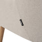 2 Seater Fabric Sofa Light Beige SKIBBY