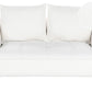 2 Seater Boucle Sofa White HOBRO