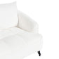 2 Seater Boucle Sofa White HOBRO