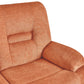 2 Seater Fabric Manual Recliner Sofa Orange BERGEN