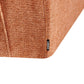 2 Seater Fabric Manual Recliner Sofa Orange BERGEN