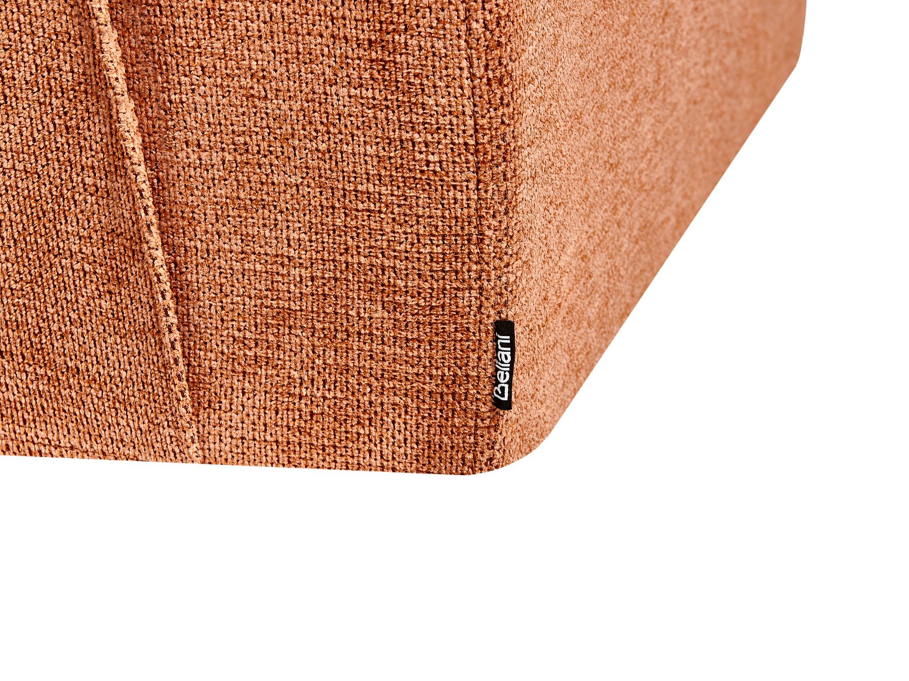 2 Seater Fabric Manual Recliner Sofa Orange BERGEN