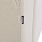 Left Hand Fabric Corner Sofa with Ottoman Light Beige KOHLO