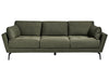 4 Seater Fabric Sofa Green