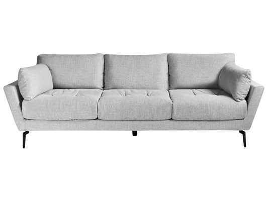 4 Seater Fabric Sofa Grey NENOLA