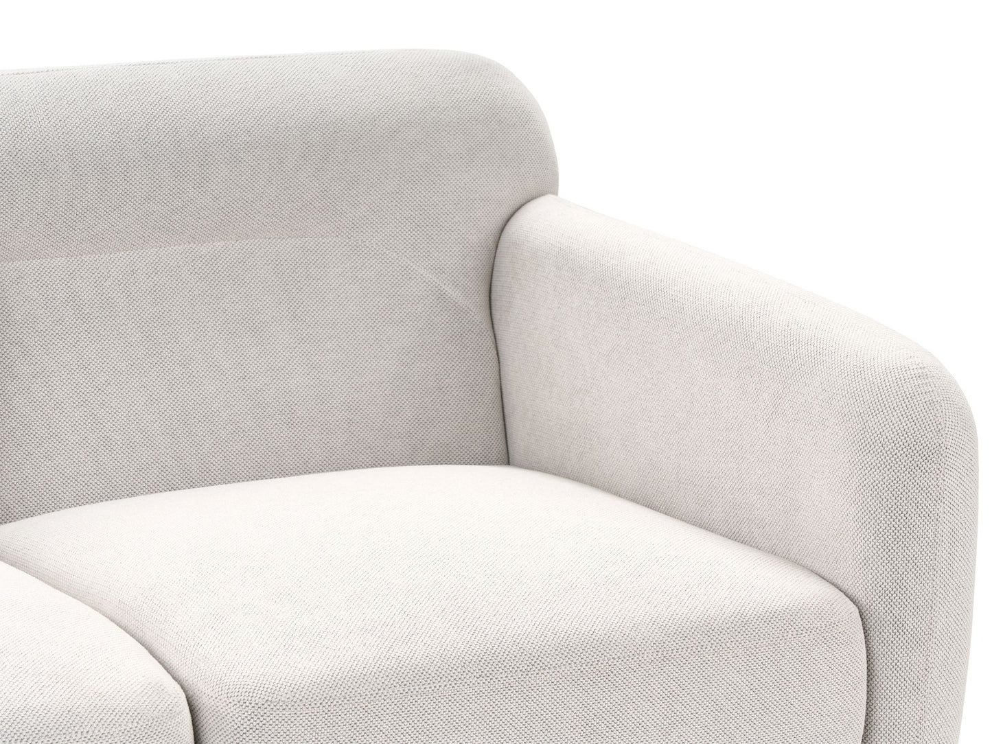 Fabric Sofa Off-White LILAND