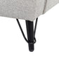 3 Seater Fabric Sofa Grey HOBRO