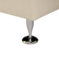 Curved Sofa ROTUNDE Fabric Beige 7 Seater Symmetrical