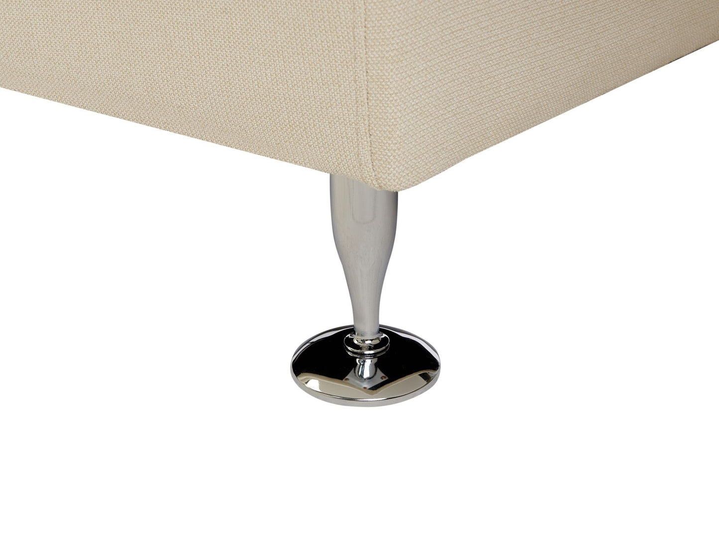 Curved Sofa ROTUNDE Fabric Beige 7 Seater Symmetrical