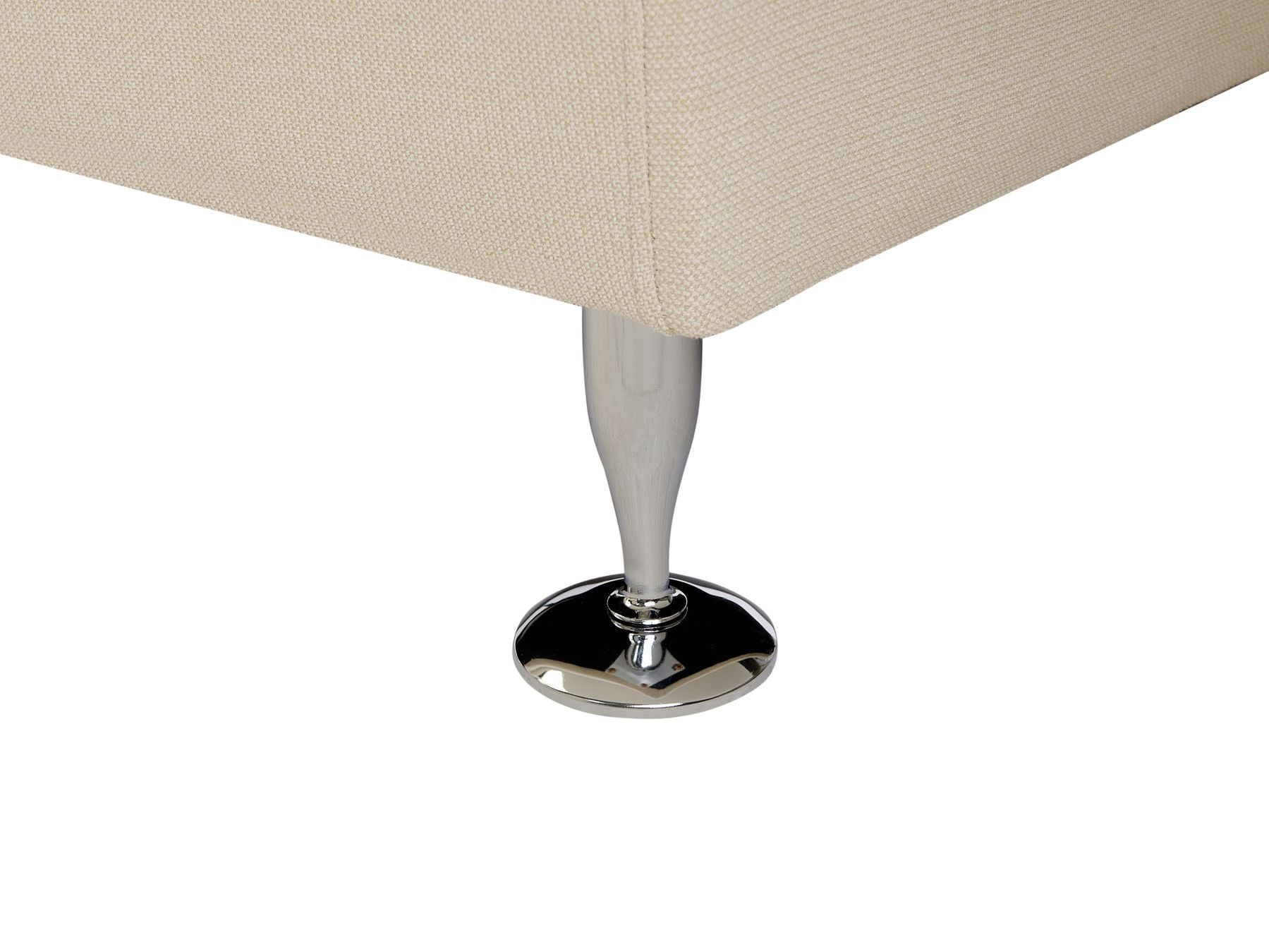 Curved Sofa ROTUNDE Fabric Beige 7 Seater Symmetrical