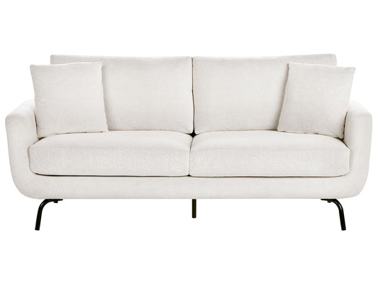3 Seater Fabric Sofa Off-White VESALA