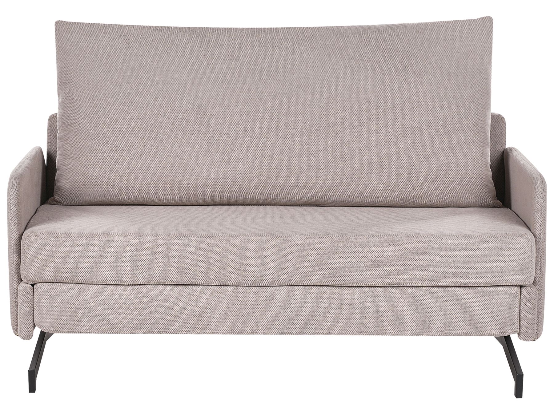 Fabric Sofa Bed Taupe BELFAST
