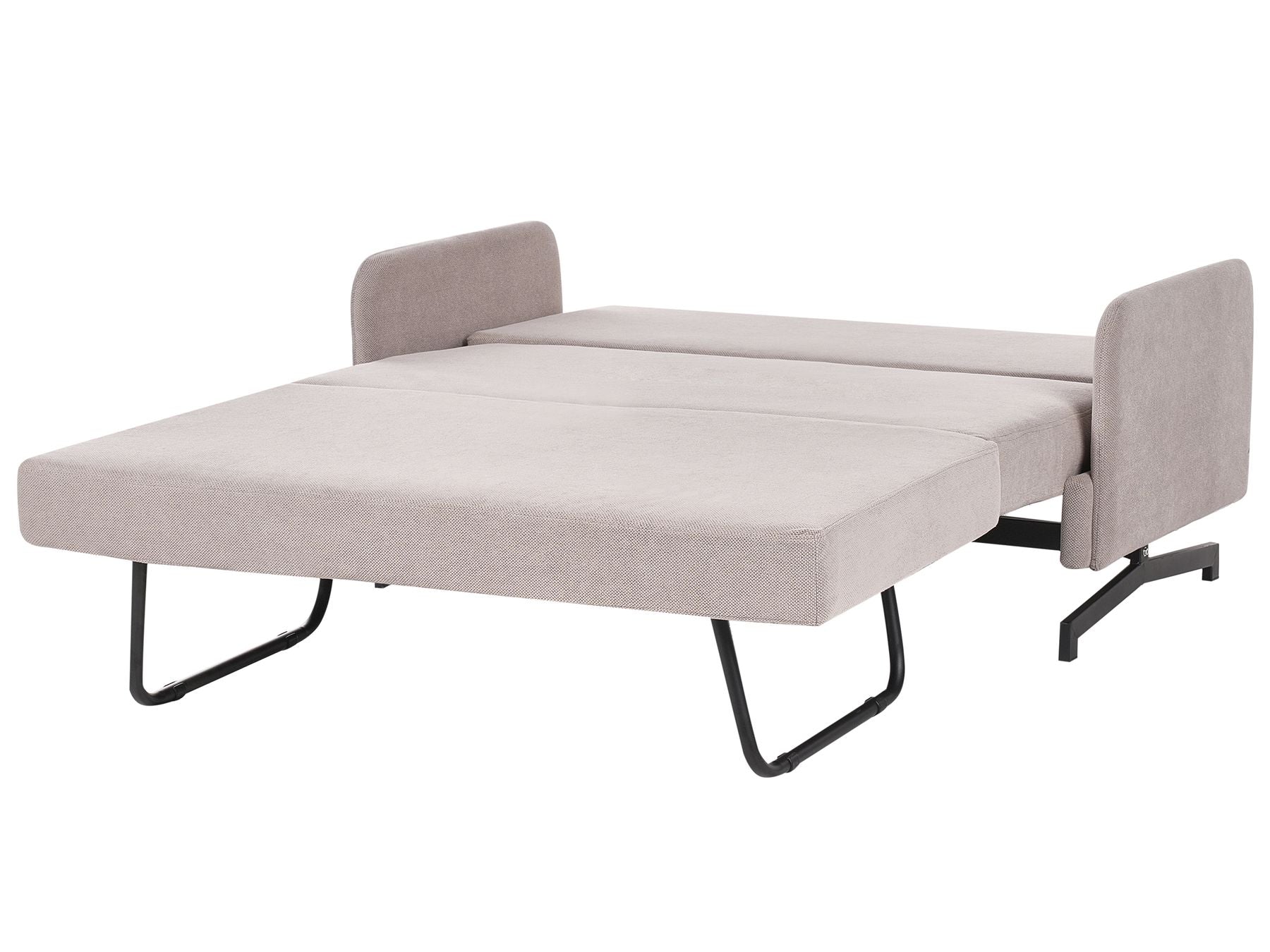 Fabric Sofa Bed Taupe BELFAST