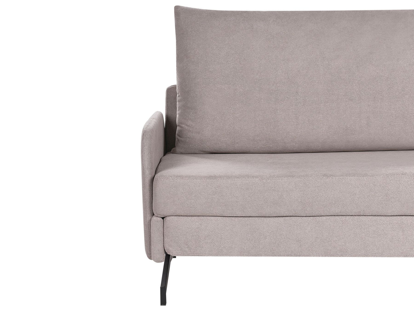 Fabric Sofa Bed Taupe BELFAST