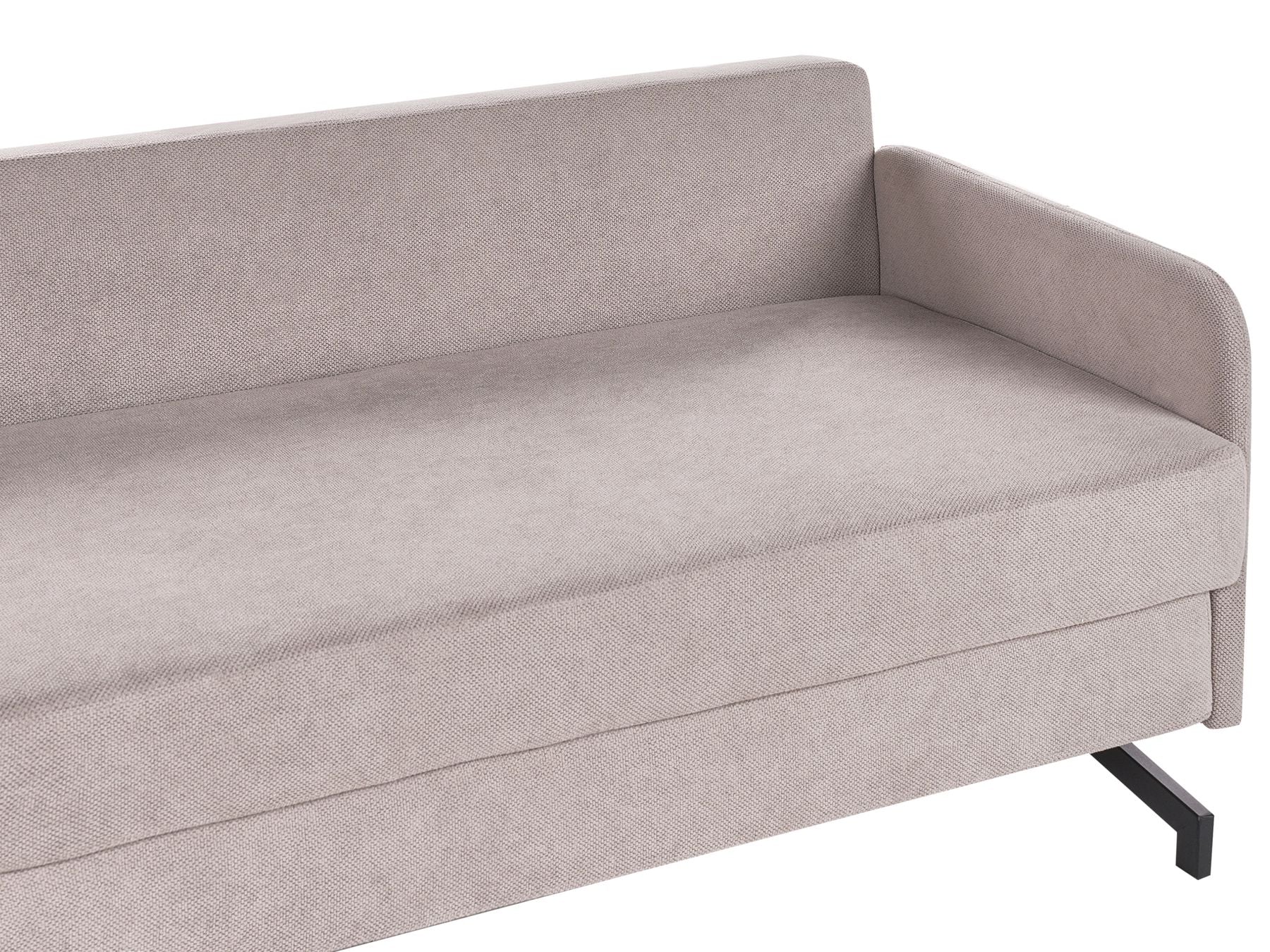 Fabric Sofa Bed Taupe BELFAST