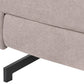 Fabric Sofa Bed Taupe BELFAST