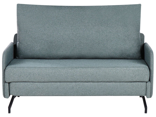 Fabric Sofa Bed Green BELFAST