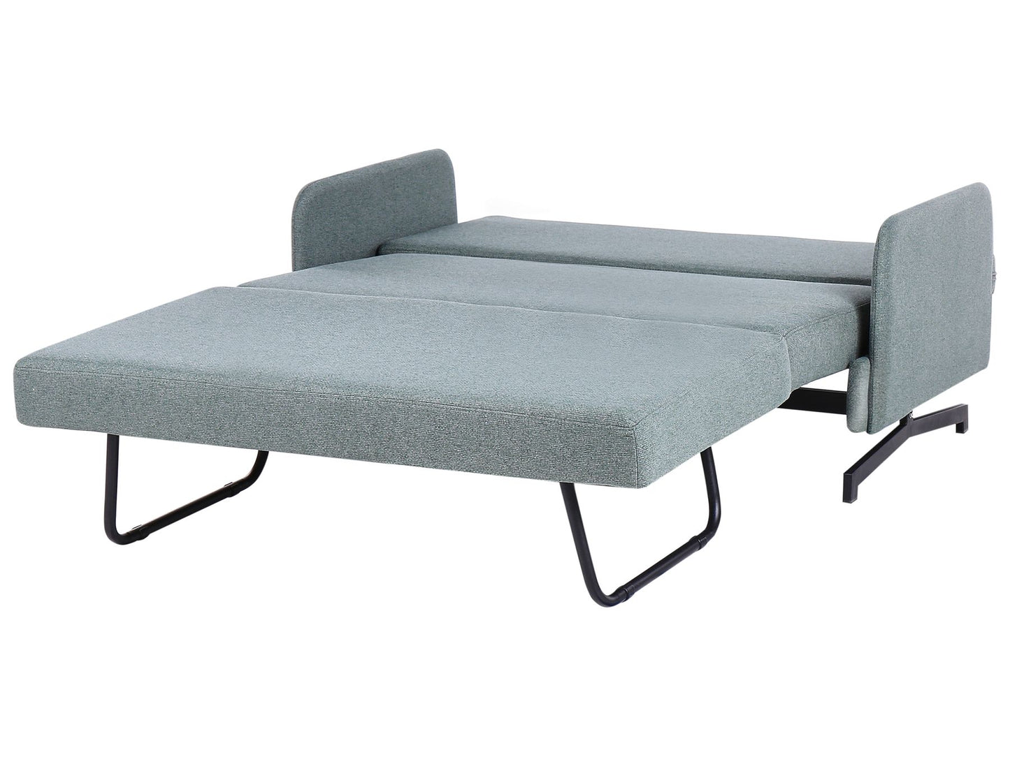 Fabric Sofa Bed Green BELFAST
