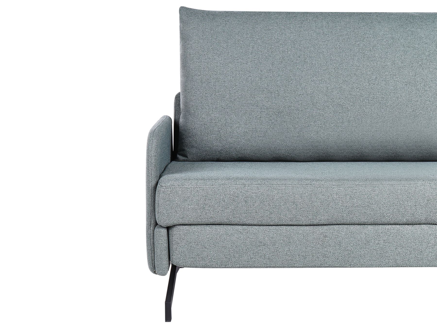 Fabric Sofa Bed Green BELFAST