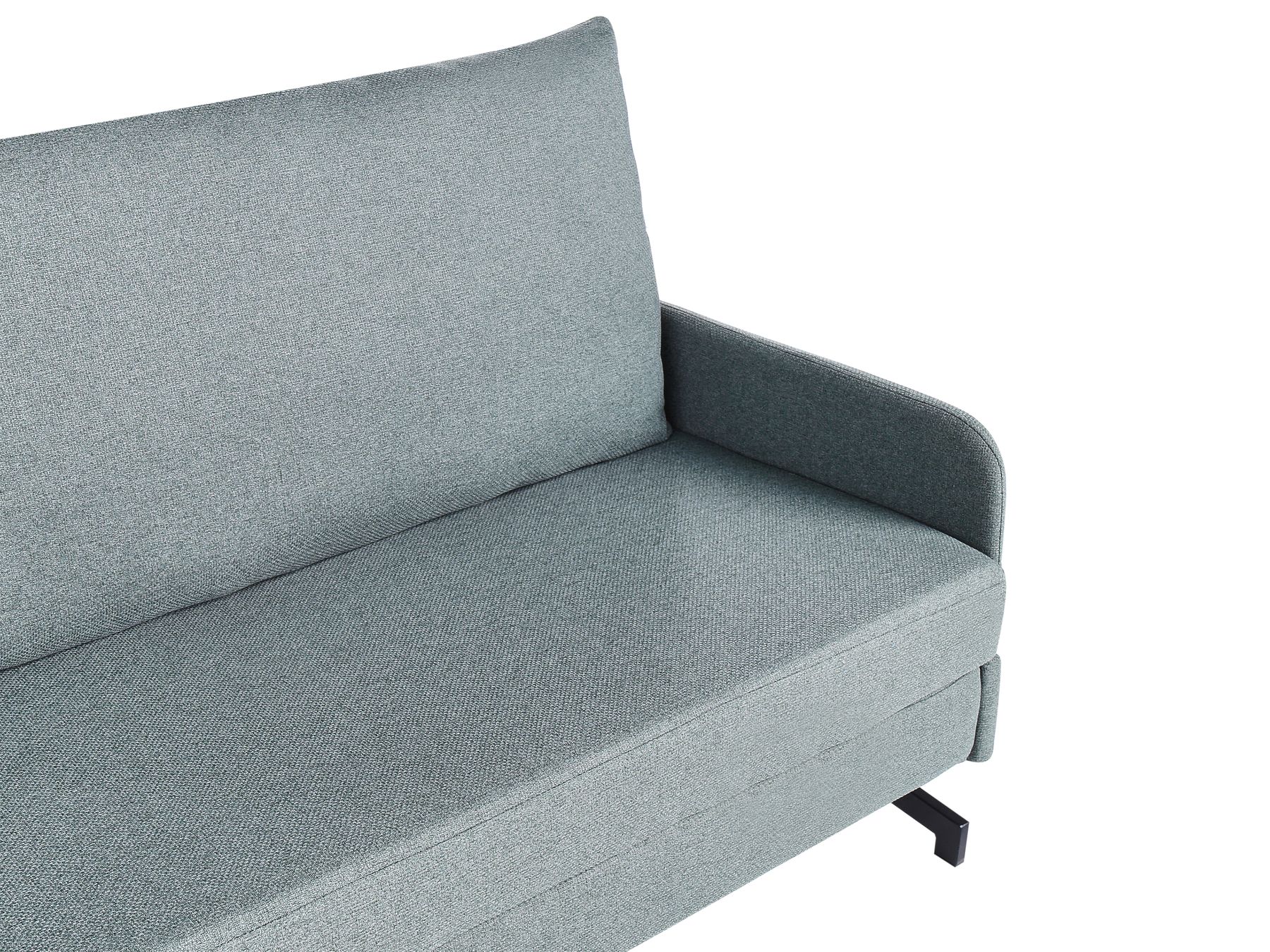 Fabric Sofa Bed Green BELFAST
