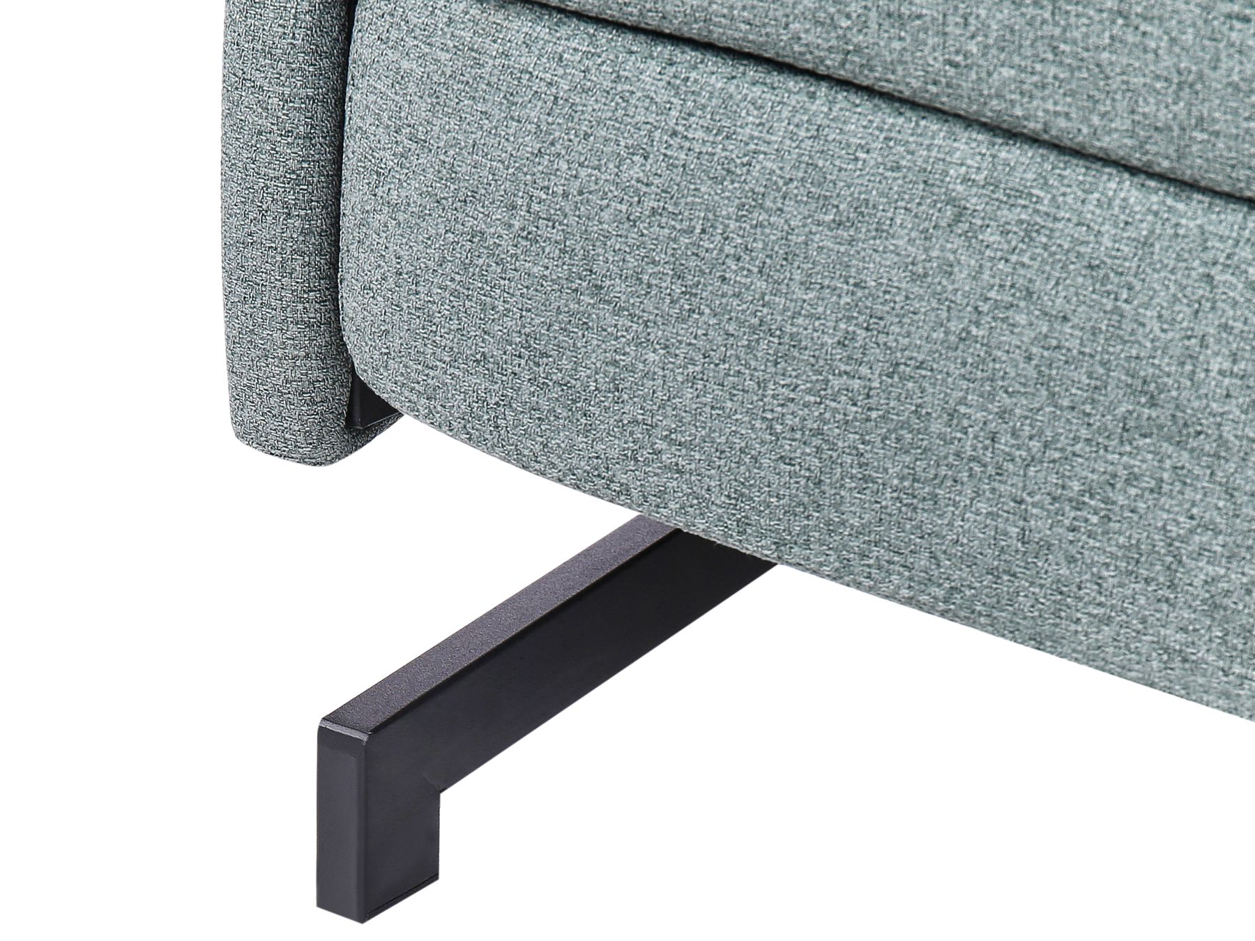 Fabric Sofa Bed Green BELFAST
