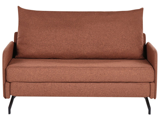 Fabric Sofa Bed Red BELFAST
