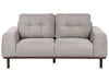 2 Seater Fabric Sofa Light Grey