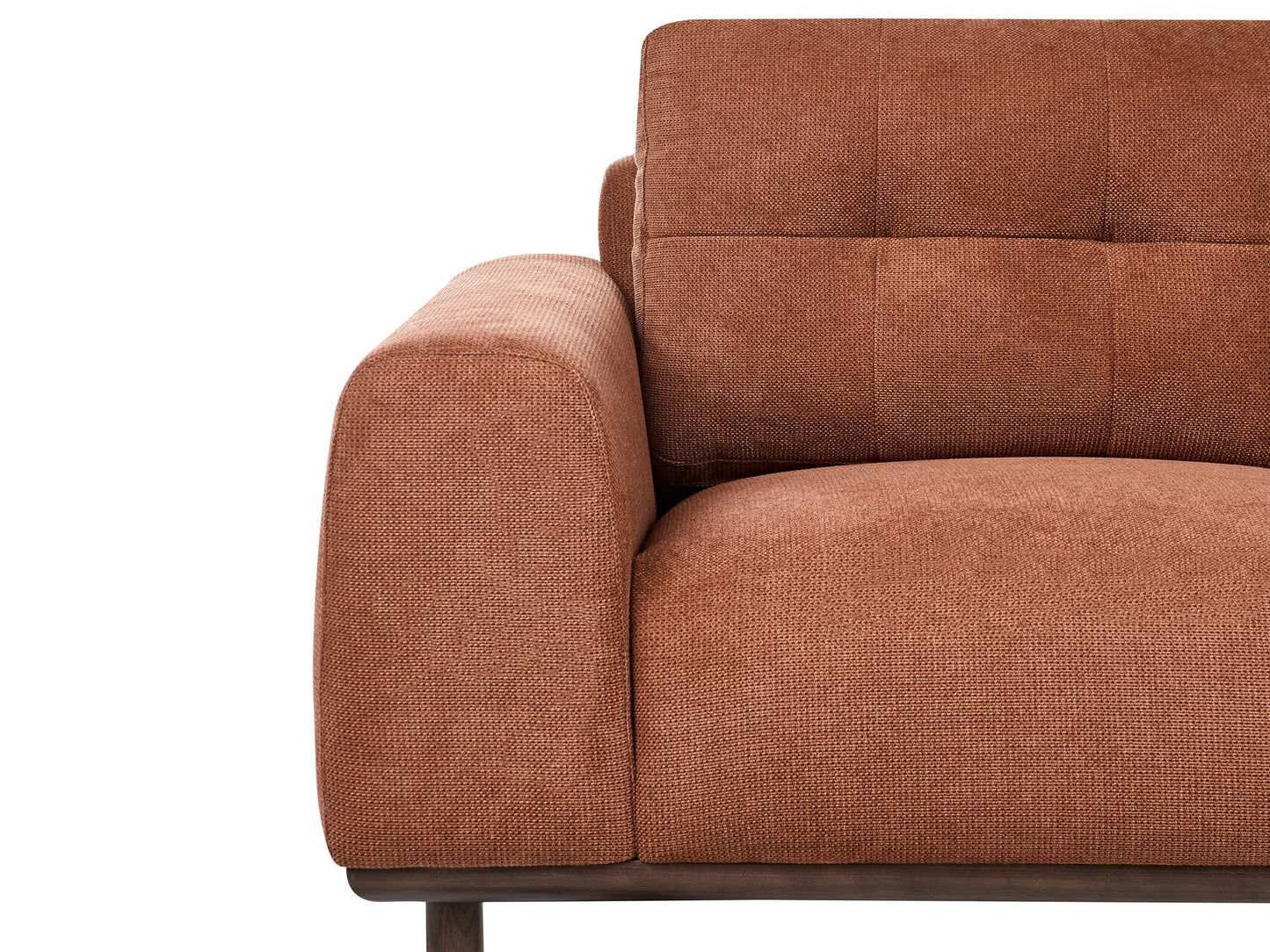 2 Seater Fabric Sofa Golden Brown LAURILA