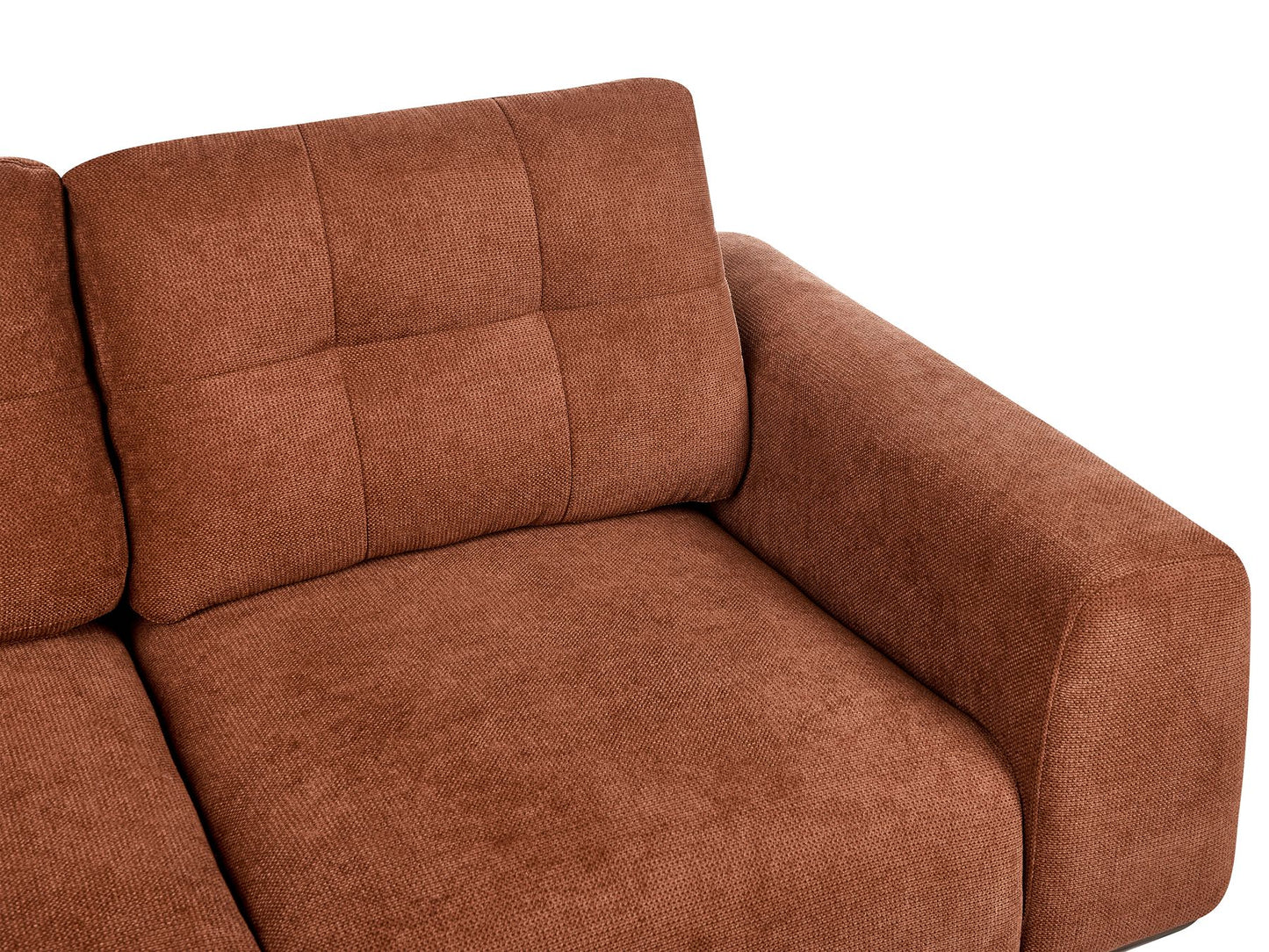 2 Seater Fabric Sofa Golden Brown LAURILA