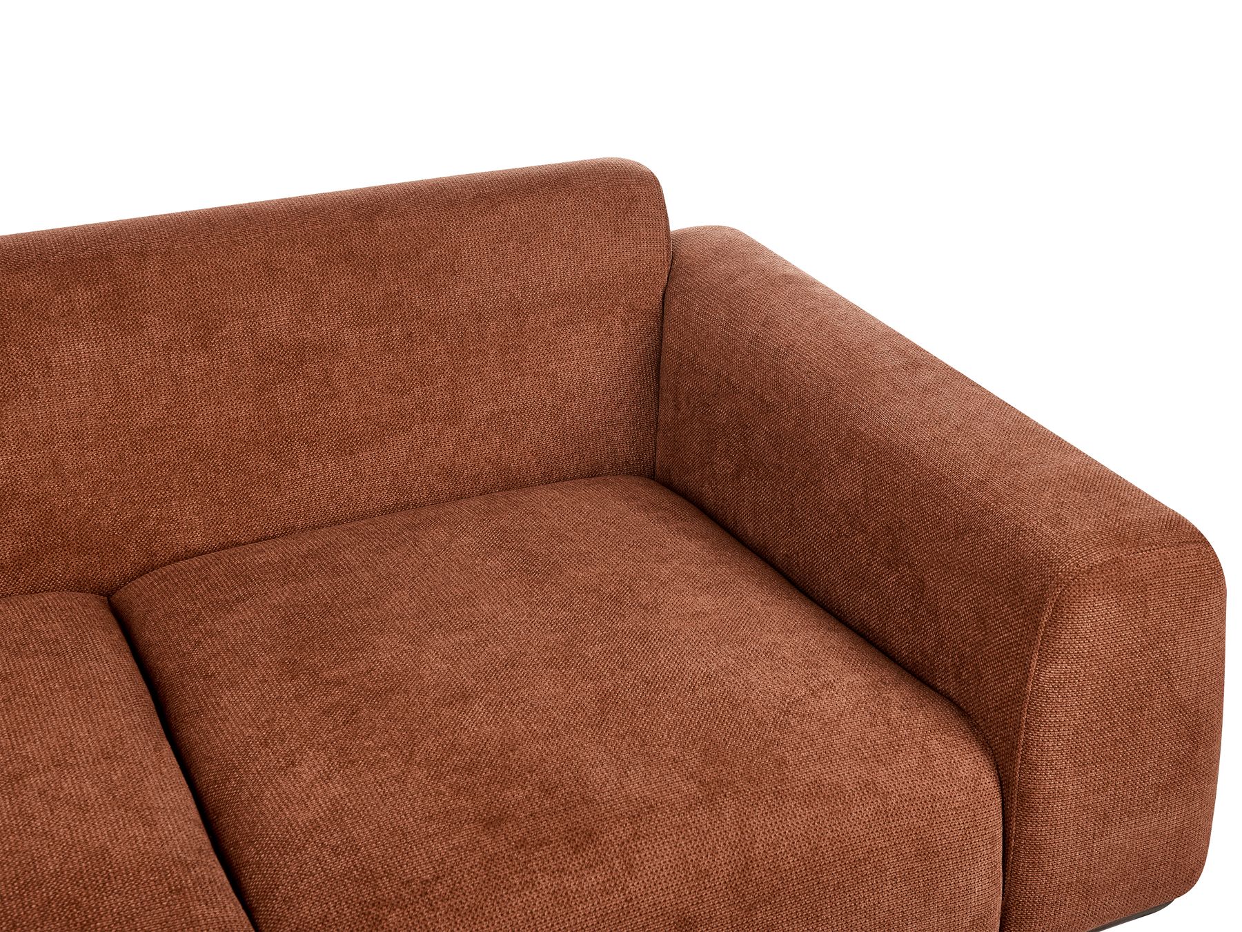 2 Seater Fabric Sofa Golden Brown LAURILA
