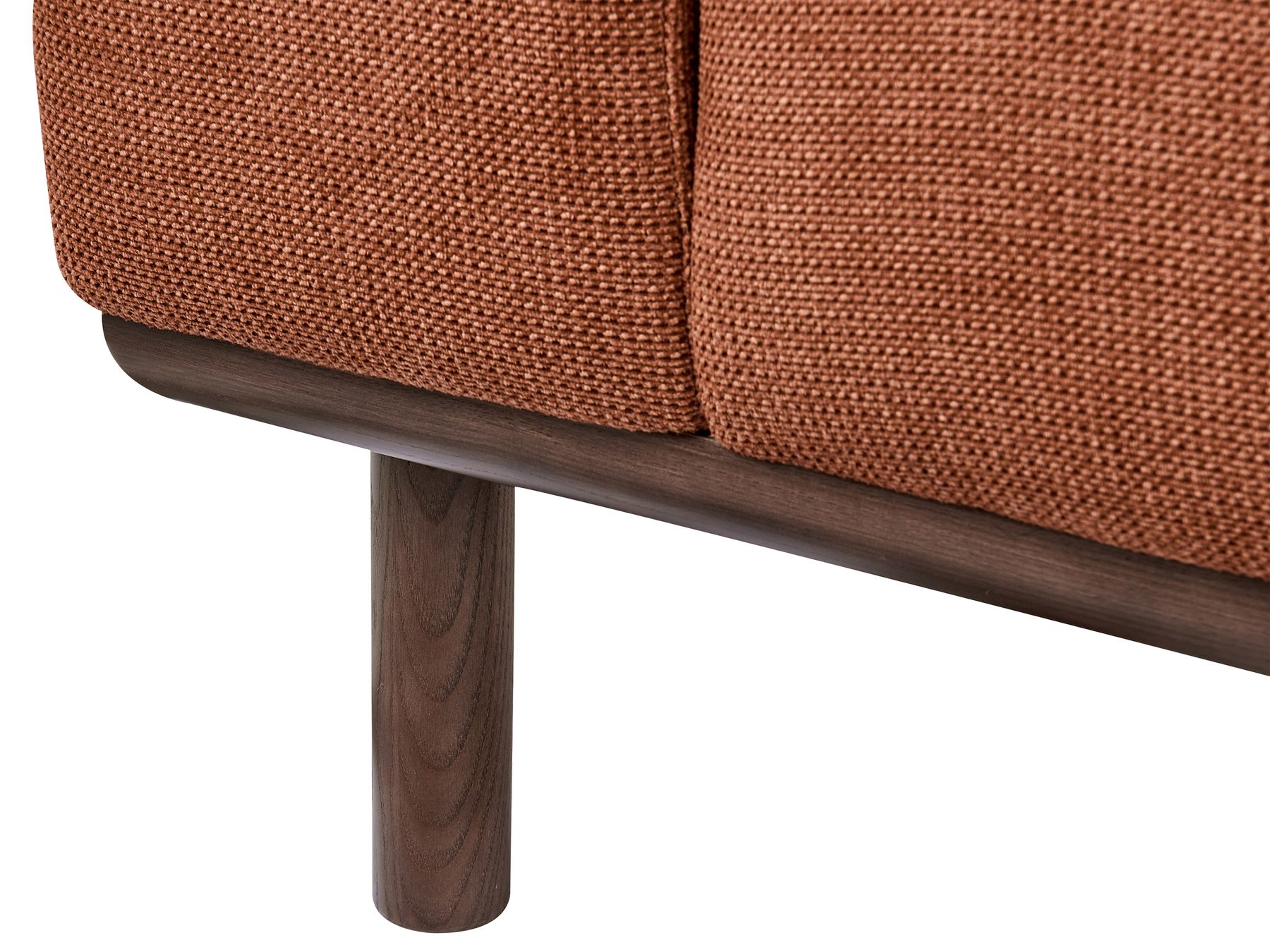 2 Seater Fabric Sofa Golden Brown LAURILA