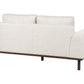 2 Seater Fabric Sofa Light Beige LAURILA