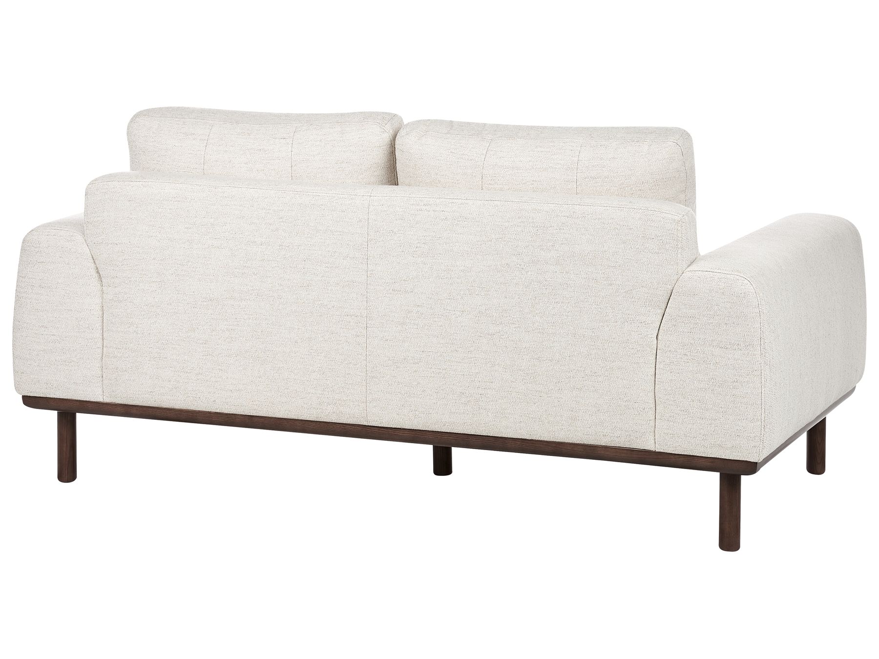 2 Seater Fabric Sofa Light Beige LAURILA