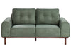 2 Seater Fabric Sofa Green