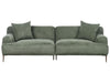 3 Seater Fabric Sofa Green